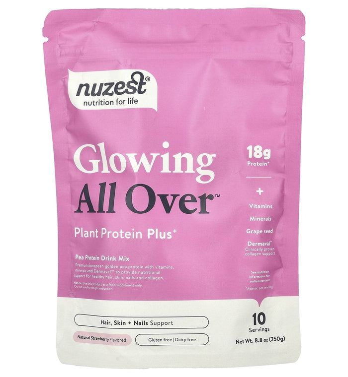 Nuzest Glo Pouch 250G Natural Strawberry - Life Pharmacy Orewa