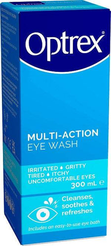 Optrex Eye Wash With Eye Bath 300ml - Life Pharmacy Orewa
