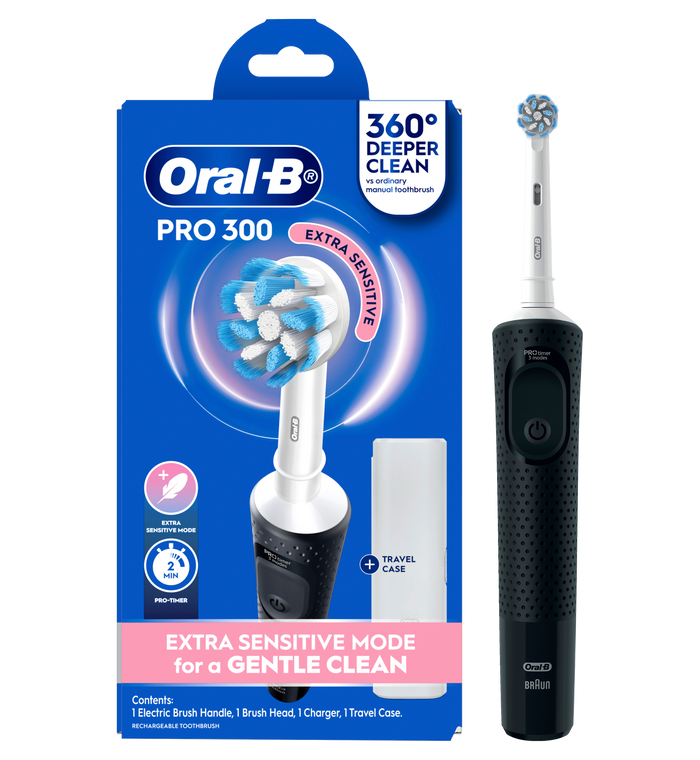 ORAL-B POWER PRO300 CLEAN BLACK