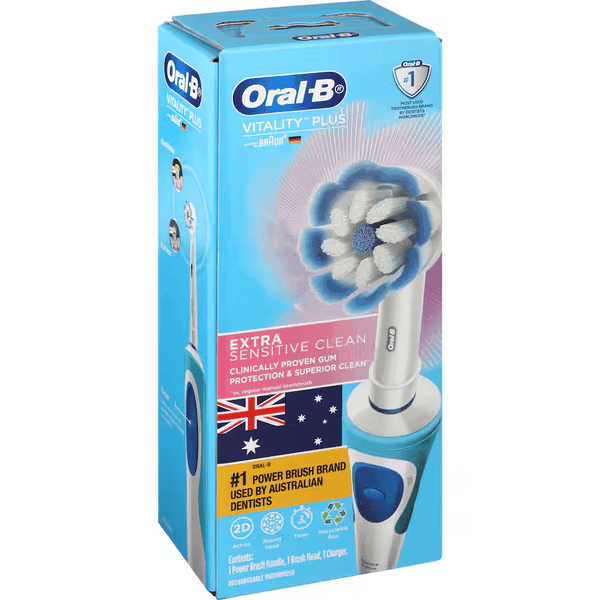 Oral B Vitality Sensitive Clean Power - Life Pharmacy Orewa