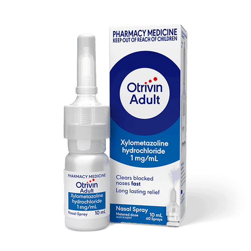 Otrivin Adult 0.1% Nasal Spray 10Ml - Life Pharmacy Orewa