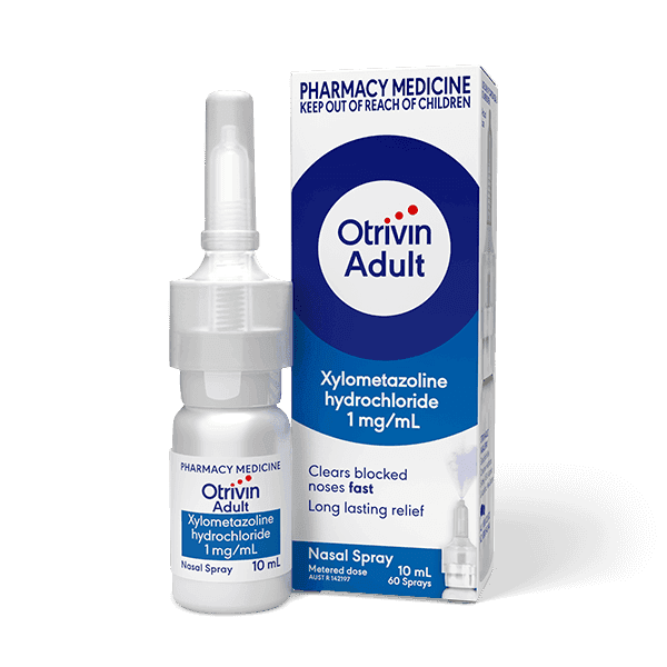 Otrivin Adult 0.1% Nasal Spray 10Ml - Life Pharmacy Orewa