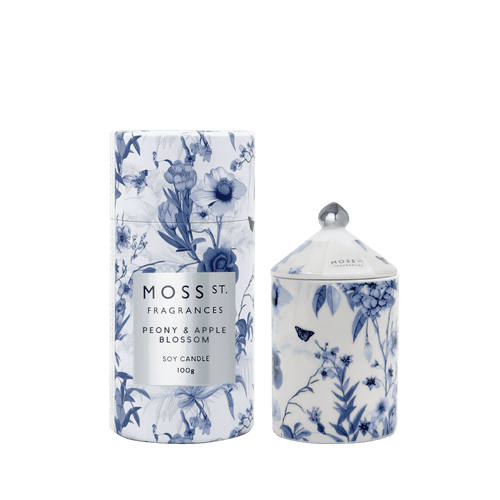 Moss St 100G Candle Peony/Apple Blossom - Life Pharmacy Orewa