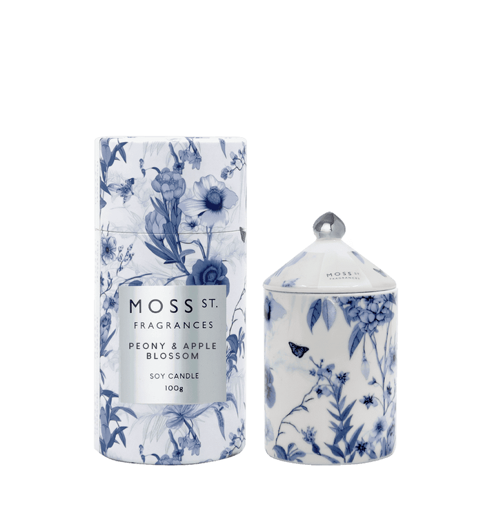Moss St 100G Candle Peony/Apple Blossom - Life Pharmacy Orewa