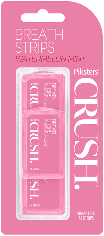 Piksters CRUSH Breath Strps Wmelon 72pk - Life Pharmacy Orewa