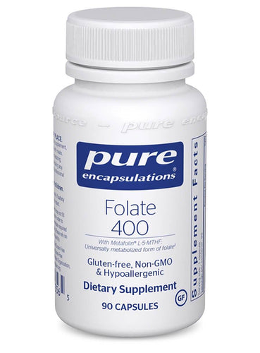 Pure Encapsulations Folate 400 90 Capsules - Life Pharmacy Orewa
