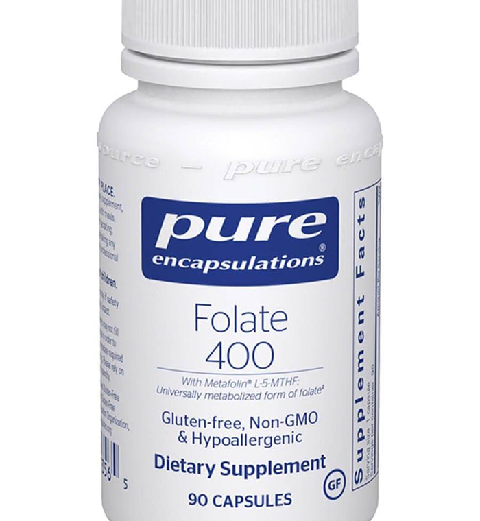 Pure Encapsulations Folate 400 90 Capsules - Life Pharmacy Orewa