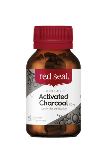 Red Seal Activated Charcoal 300Mg 45 Capsules - Life Pharmacy Orewa