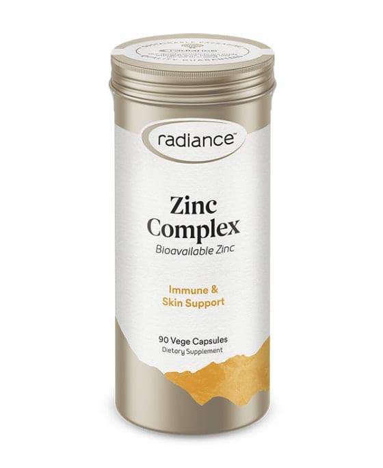 Radiance Zinc Complex 90Cap - Life Pharmacy Orewa