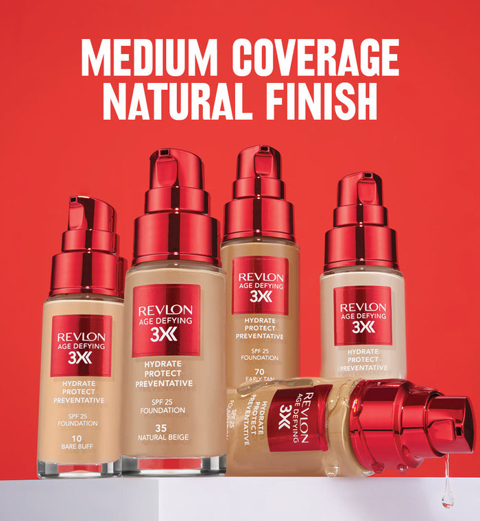 Revlon Age Defying Cream Compact - Med Beige