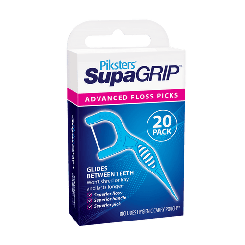 Piksters SupaGrip Flosser/Toothpicks 20 - Life Pharmacy Orewa