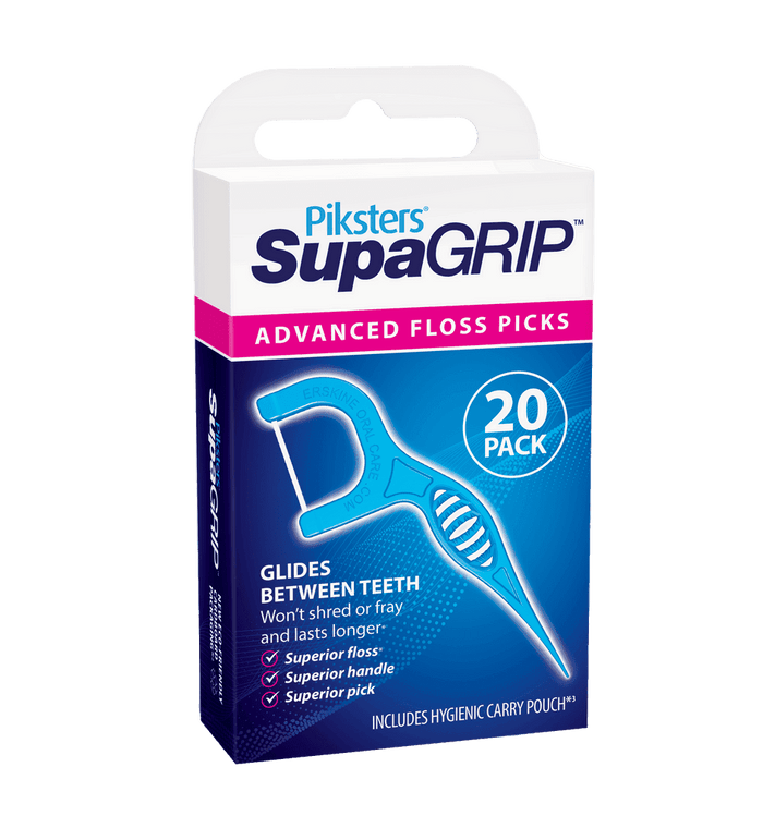 Piksters SupaGrip Flosser/Toothpicks 20 - Life Pharmacy Orewa