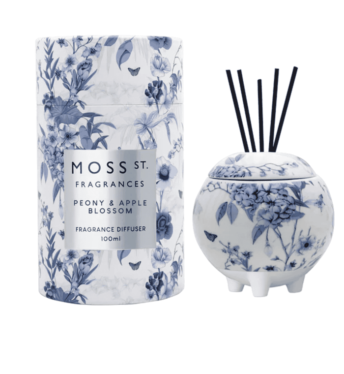 Moss St 100Ml Diffuser Peony/Apple Bloss - Life Pharmacy Orewa