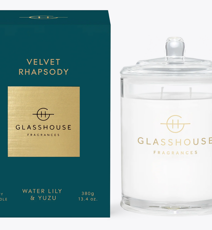 Glasshouse 380G Candle Celvet Rhapsody