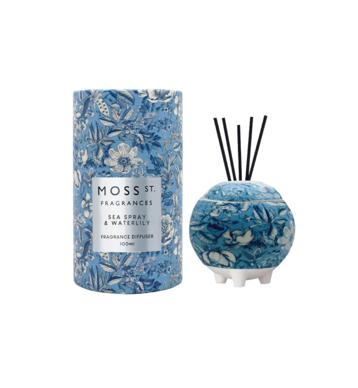 Moss St Diffuser Sea Spray & Waterlily 100ml by Life Pharmacy Orewa