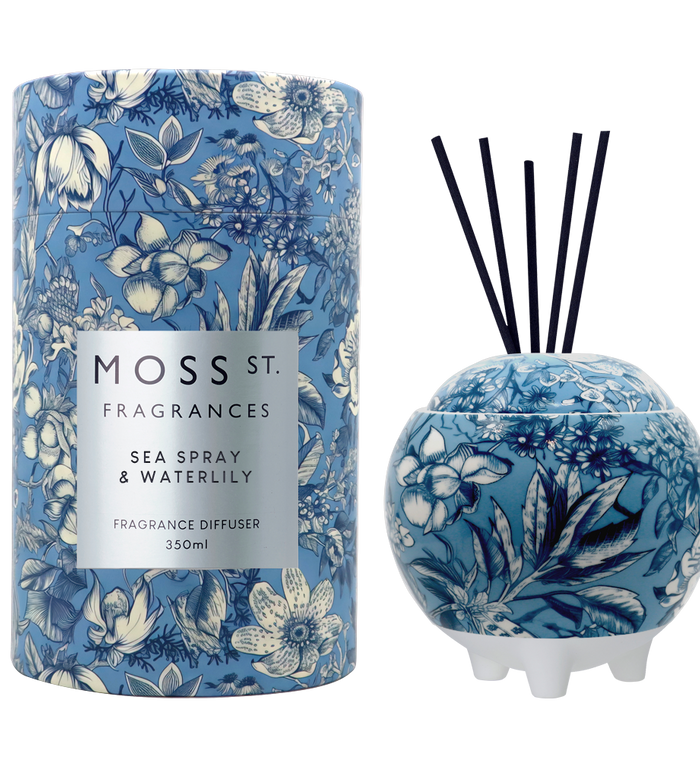 Moss St Diffuser Sea Spray & Waterlily 100ml by Life Pharmacy Orewa
