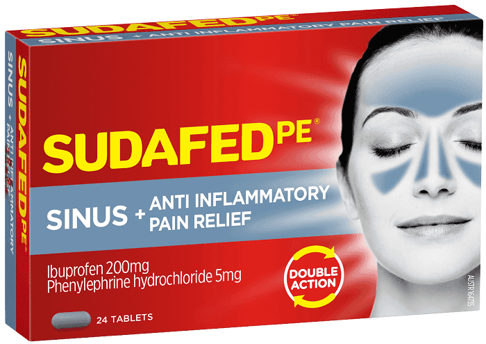 Sudafed Pe Sinus/Anti-Inflam 24 - Life Pharmacy Orewa
