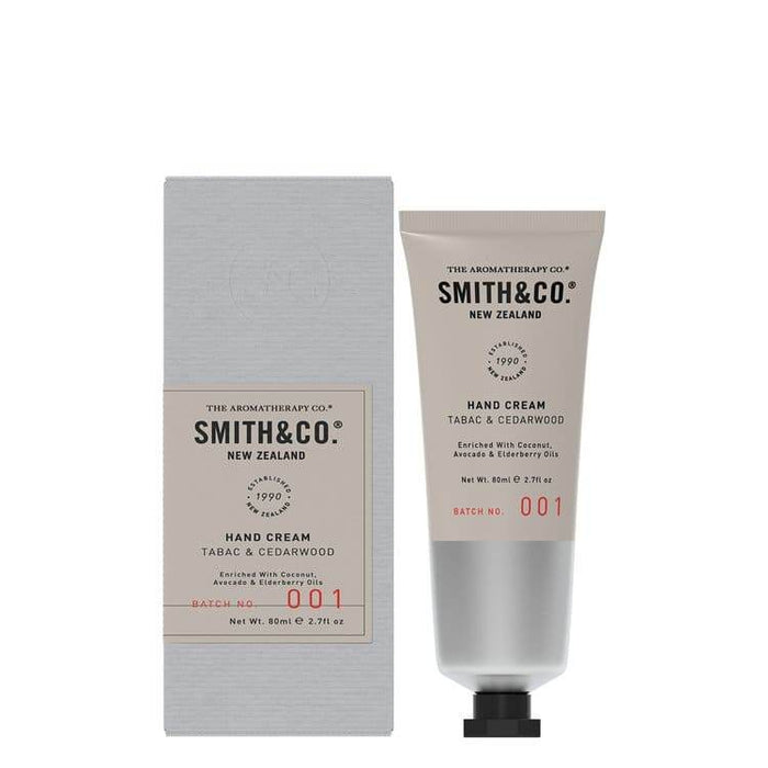 Smith & Co 80ml Hand Cream Tabac & Cedarwood - Life Pharmacy Orewa