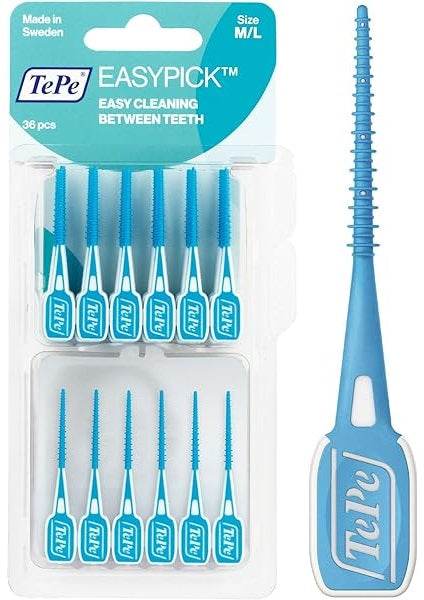 Tepe EasyPick Turquoise M/L Pk 36 - Life Pharmacy Orewa