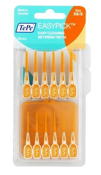 Tepe Easypick Orange XS/SM Pk 36 - Life Pharmacy Orewa