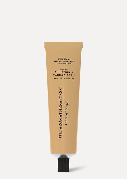 The Aromatherapy Co. Balance Hand Cream - Cinnamon & Vanilla Bean 75Ml - Life Pharmacy Orewa