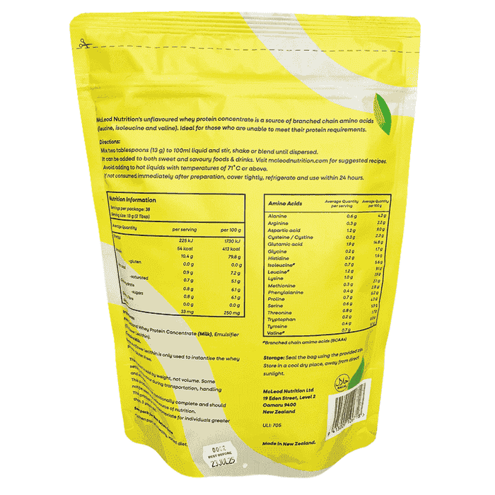 Whey Protein Concentrate 500gm - Life Pharmacy Orewa