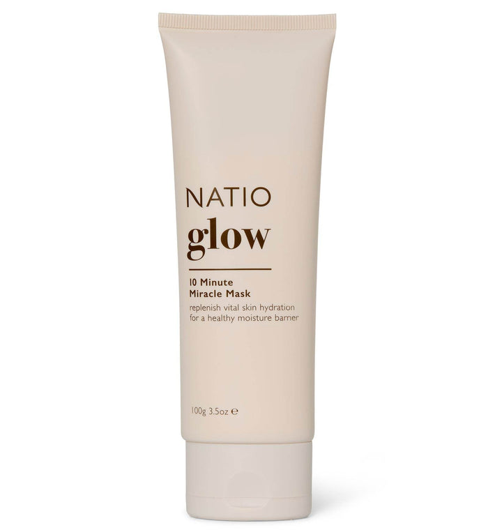 Natio Glow 10 Minute Miracle Mask 100g - Life Pharmacy Orewa
