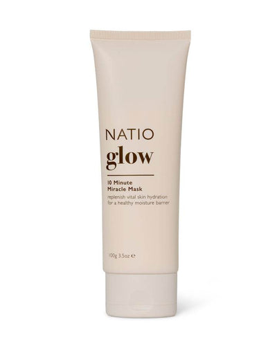 Natio Glow 10 Minute Miracle Mask 100g - Life Pharmacy Orewa