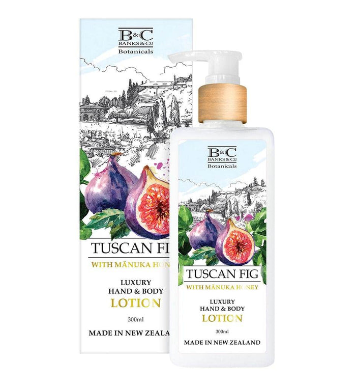 Banks & Co Tuscan Fig Lotion 300Ml - Life Pharmacy Orewa