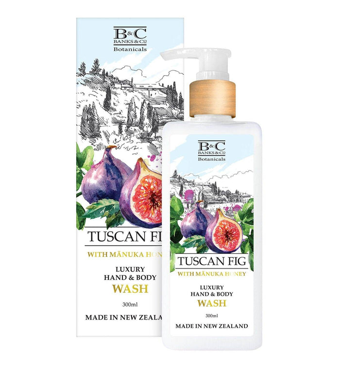 Banks & Co Tuscan Fig Wash 300Ml - Life Pharmacy Orewa