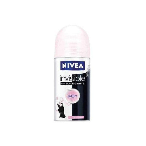 Nivea Deod Inv B&W Clear Roll 50ml - Life Pharmacy Orewa