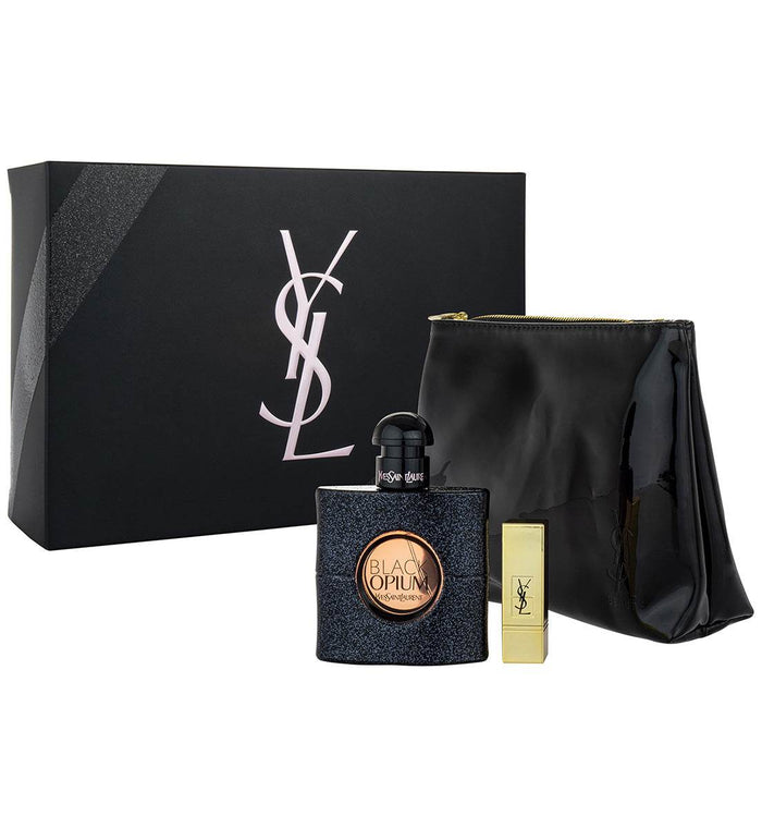 Black Opium Edp Spray 50ml Pouch Set By Ysl - Life Pharmacy Orewa