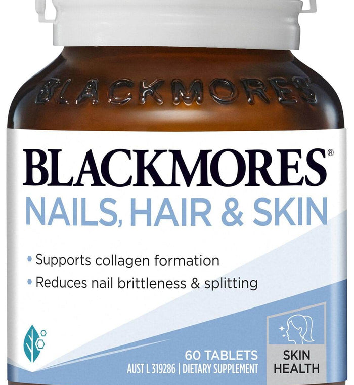 Blackmores Nails Hair & Skin Tabs 60 - Life Pharmacy Orewa