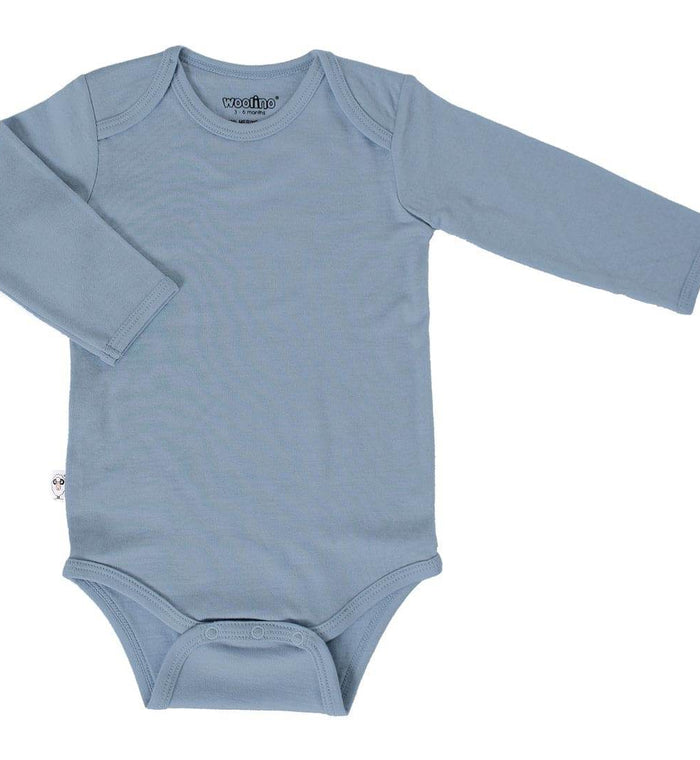 Boody Baby Bodysuit Long Sleeve 3-6 Months Natural White - Life Pharmacy Orewa