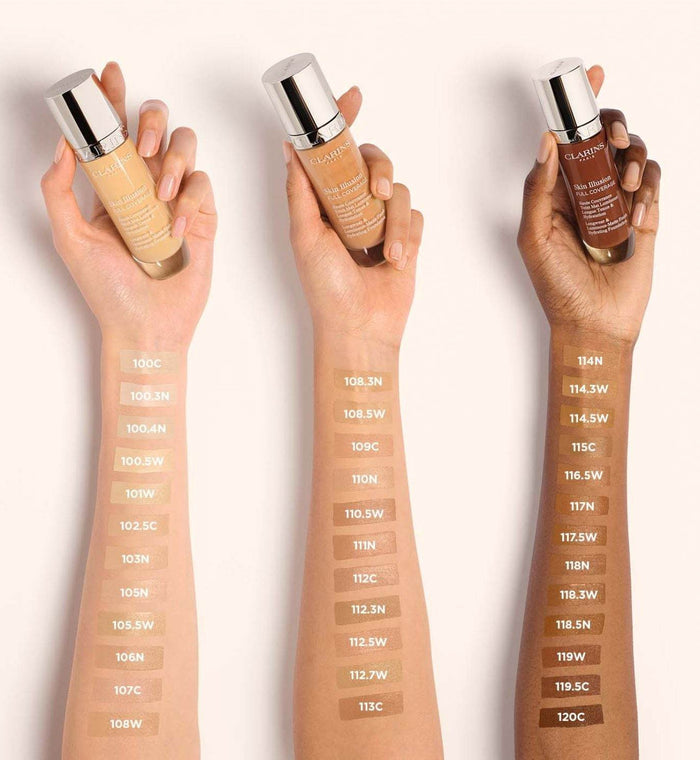 Clarins Skin Illusion Full Coverage Foundation 105N - Life Pharmacy Orewa