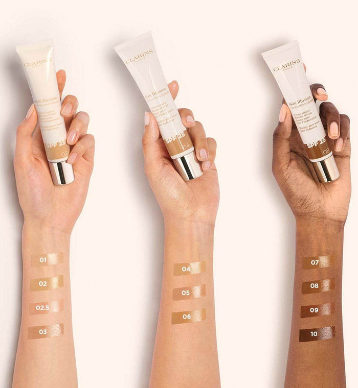 Clarins Skin Illusion 02.5 Tinted Moisturizer - Life Pharmacy Orewa
