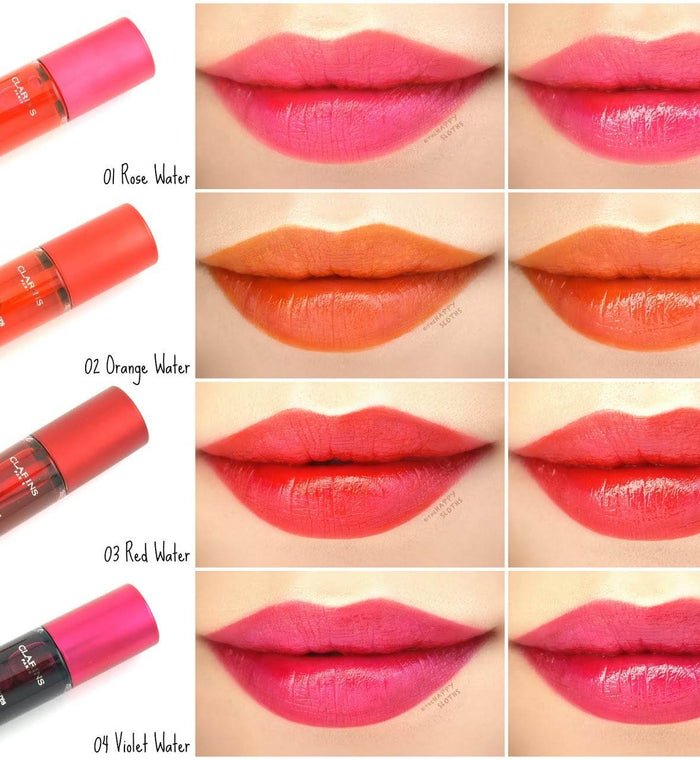 Clarins Water Lip Stain 01 Rose Water - Life Pharmacy Orewa