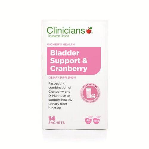 Clinicians Bladder Support with Cranberry 2G Sachet 14 - Life Pharmacy Orewa
