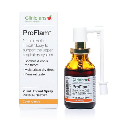 Clinicians Proflam Throat Spray 20 Ml - Life Pharmacy Orewa
