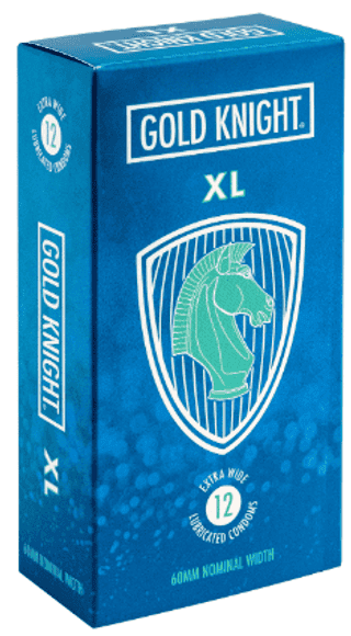 Gold Knight Xl Condoms 12 Pack 60Mm - Life Pharmacy Orewa
