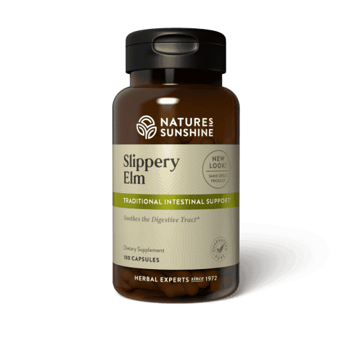 Natures Sunshine Slippery Elm 100 Caps - Life Pharmacy Orewa