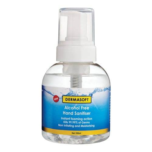 Dermasoft Alc Free Hand Sanitiser 350ml - Life Pharmacy Orewa