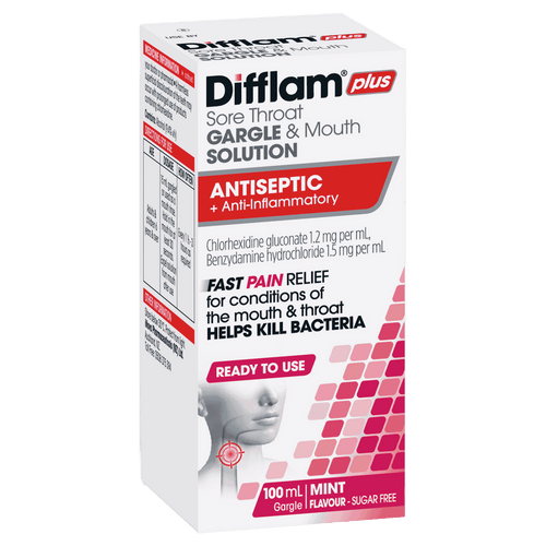 Difflam Plus 100Ml - Life Pharmacy Orewa