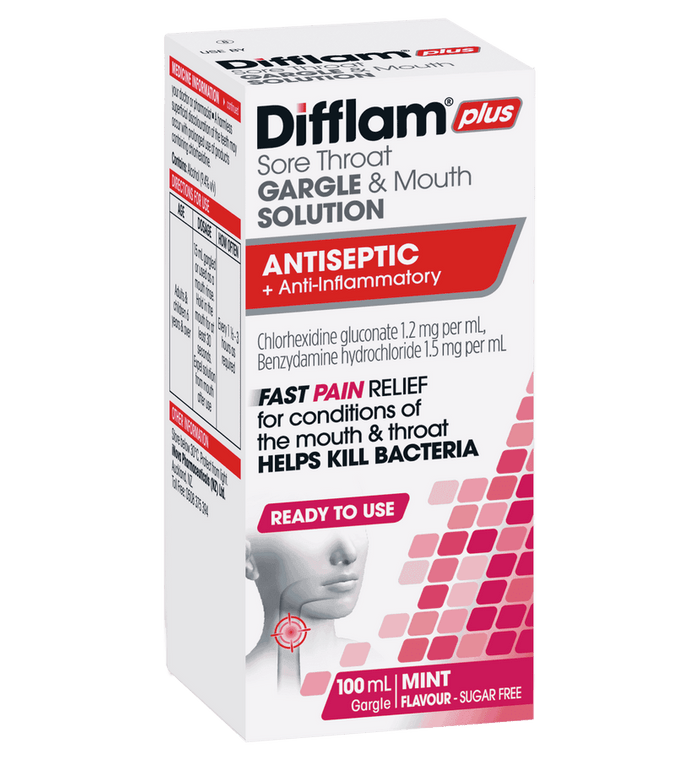 Difflam Plus 100Ml - Life Pharmacy Orewa