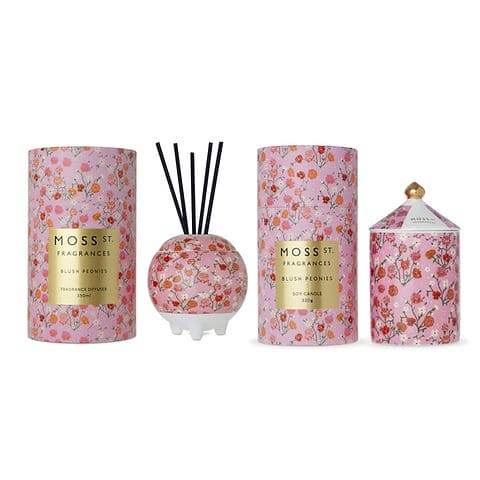 Moss St 350Ml Diffuser Blush Peonies - Life Pharmacy Orewa