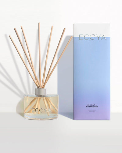 Ecoya Coconut & Elderflower Reed Diffuser - Life Pharmacy Orewa