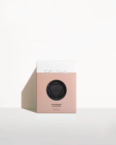 Ecoya Car Diffuser Cedarwood & Leather - Life Pharmacy Orewa