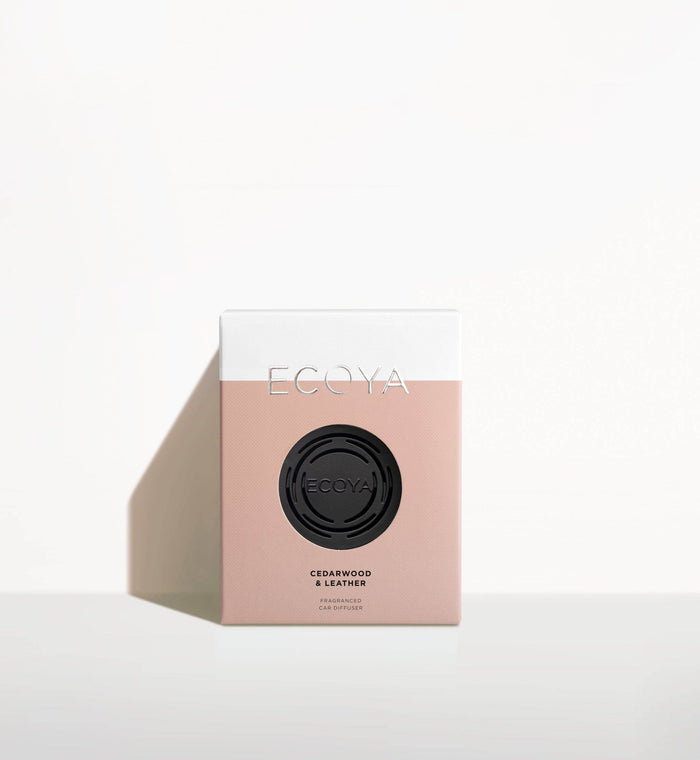 Ecoya Car Diffuser Cedarwood & Leather - Life Pharmacy Orewa