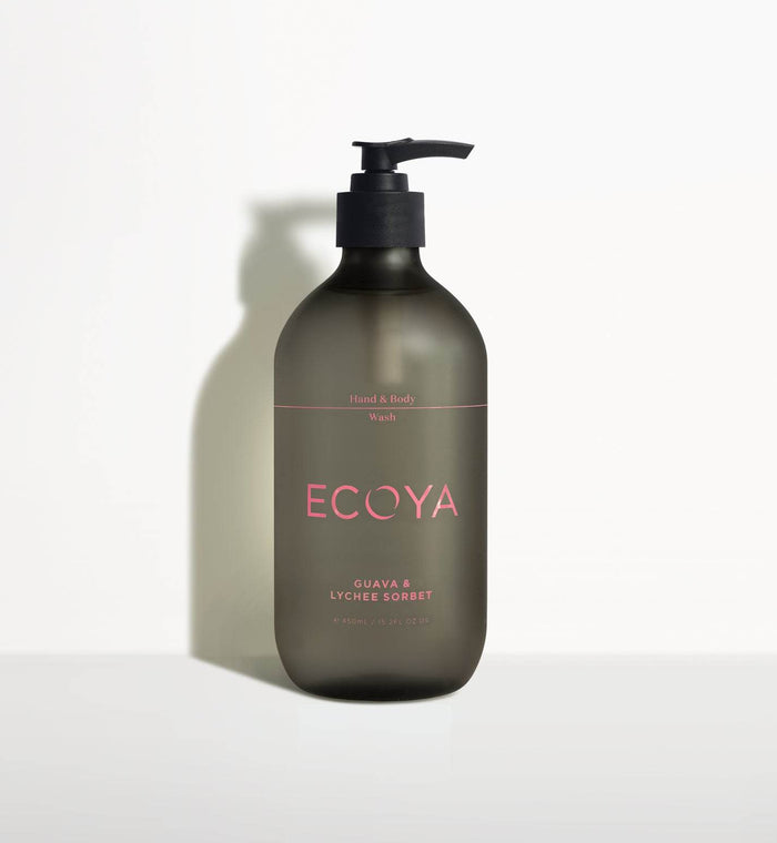 Ecoya Collection.Guava & Lychee Sorbet Hand & Body Wash 450Ml - Life Pharmacy Orewa
