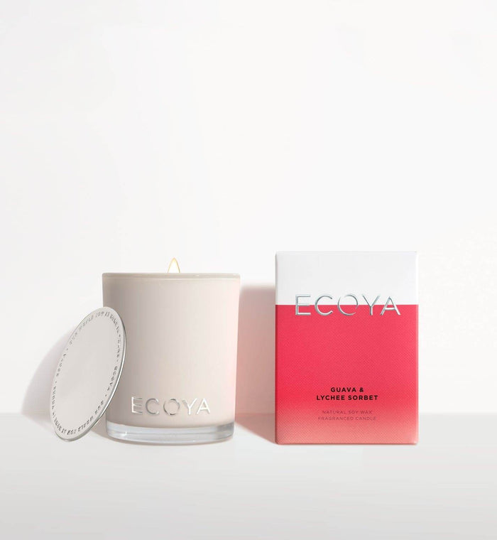Ecoya Collection.Guava & Lychee Sorbet Candle 80G - Life Pharmacy Orewa